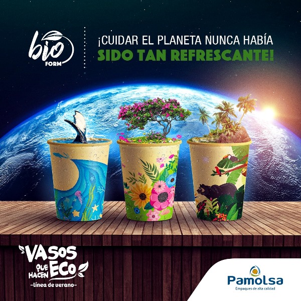 Eco Estrategia Peruana: Vaso biodegradable de bambú 10oz